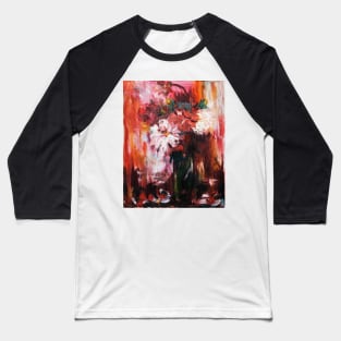 red flowers Baseball T-Shirt